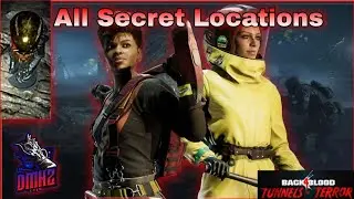 Back 4 Blood Tunnels of Terror - All Secret Locations