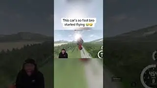 This car&rsquo;s so fast bro started flying 😭🤣