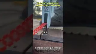 Watch The Precision Of Composite Deck Fastening