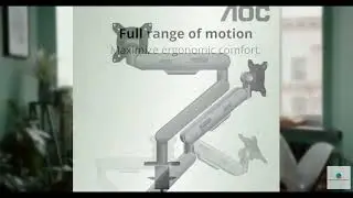 Review - AOC AM400G Single Monitor Stand - Full Adjustable Monitor Desk Mount Swivel Vesa