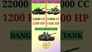 Pakistani Tank vs Indian Army Tank vs Bangladesh Army Tank❓#shorts