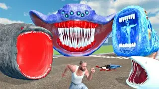 সবচেয়ে ভয়ংকর Sea Monsters 😨 | Franklin Found All | Indian Bikes Driving 3D