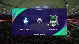 Krylya Sovetov Samara vs FC Krasnodar (03/10/2022) Russian Premier Liga PES 2021