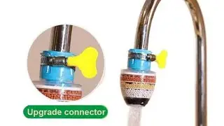 mini home kitchen ceram activated carbon tap faucet water purifier filter