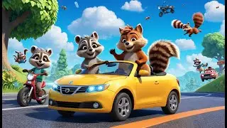 Ding Ding! Let&rsquo;s Take a Bumpy Ride | Fun Vehicle Rhyme for Toddlers | Exciting Bumpy Road Song