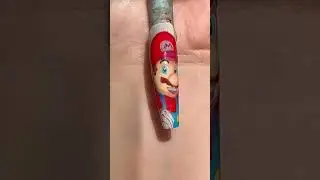 Mario Nail Art #nails #characternails #mario #nintendo #tiktok #nailart #nailtutorial #artist #short