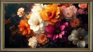 4K Luxury Floral Art for Frame TV & Home Decor