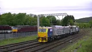 Network Rail Weedkiller Train DR98912+DR98962 6Z07 Carnforth 160518