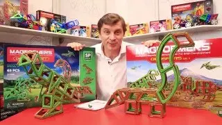 Видеообзор набора Magformers Dinosaurs Set