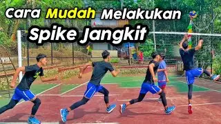CARA MUDAH MELAKUKAN SPIKE JANGKIT | Volley Ball
