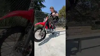 Professional rider on a closed course. #pitbike #110 #subscribe