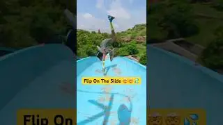 World Famous, Water Park😳💦 #flip #parkour #waterpark #freerunning #slide