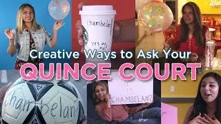 Quinceanera Court Invitation Ideas: DIY Quince Proposals