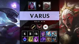Varus Mid vs Ambessa - KR Grandmaster Patch 25.15