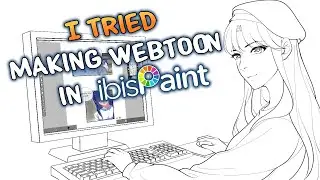 I Tried Making a Webtoon Using Ibis Paint (Windows vers.) Free Drawing app challenge Part 1
