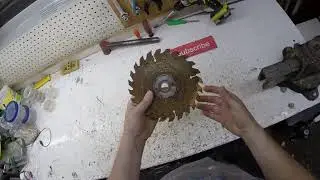 Make Money Scrapping Crabide Steel From a Saw Blade