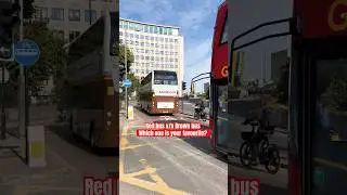 London Red Bus Or Brown BL1 | Which One Is Your favourite ? Bakerloop Express Service #shorts