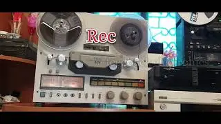 𝐓𝐄𝐀𝐂 𝐗-7𝐑 Tape recorder 👋 4- track 2- Channel Stereo Spool 👋 Reel to Reel Recording and Play