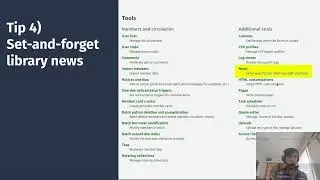 How to set-and-forget your library news on Koha