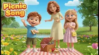 🧺 Picnic Song | Fun Outdoor Rhyme for Kids | Nursery Rhymes & Baby Songs | Learning Through Fun 🎵✨
