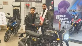 Taking Delivery of My Honda CB 350 RS.                                #rider #bikers #honda #cb350rs