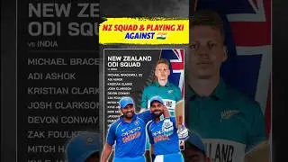 New Zealand Squad & Playing XI 🔥 Against India 🇮🇳