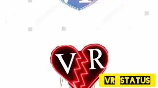V R Name Letter Whatsapp status video fullscreen HD status V R Love heart status video V love R V