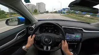 2021 MG ZS EV (68.3 kWh, 400 km+ range) -  POV Test ride #28 CARiNIK