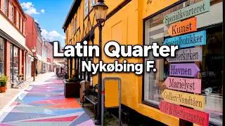 Latin Quarter in Nyk&oslash;bing Falster, Denmark