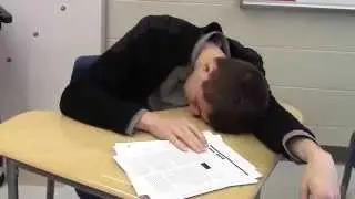 Sleeping in school