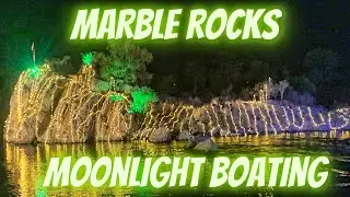 MOONLIGHT BOATING | BHEDAGHAT JABALPUR | NIGHTBOATING  | MARBLE ROCKS | धुआंधार जबलपुर | भेड़ाघाट |