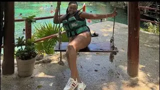 CEYNOTE, MEXICO. I visited the #ceynote, enjoyed the swimming under the cave and zipline