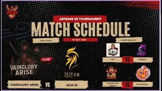 VAINGLORY ARISE vs JEJA ID | FINAL UB | ARTEMIS S3 MLBB TOURNAMENT | MABARCO BOGOR