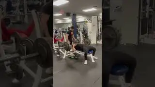 275 lbs x 8 Bench Press @180 lbs BW