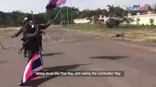 Cambodian Troops Retake Boeung Trakoun Border Checkpoint, Raise Cambodian Flag