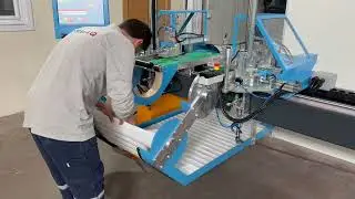 RQ-4400 Roller Shutter Caps Locking Machine