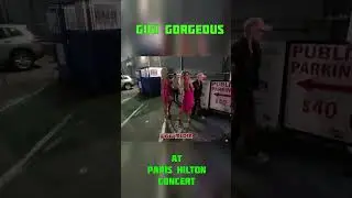 #gigigorgeous arriving to #parishilton concert in #hollywood