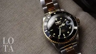 Стоит своих денег? Двухцветные золотые часы Pro Diver Invicta Submariner Hommage