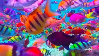 5.The Best Aquarium-soothing jellyfish & Reef fish with sleep Music for Deep Relaxation