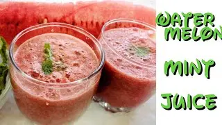Refreshing Summer Cooler/Watermelon Juice/Summer Drink/Fruit juice/Mint Flavour Water Melon Juice
