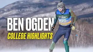 Ben Ogden's NCAA cross country skiing highlights at Vermont