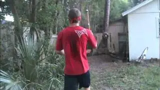 Knife and Tomahawk Throwing: Long range (2 and 3 rotations)
