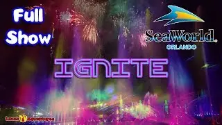 SeaWorld Orlando Ignite Fireworks and Water Show - Awesome Audio & Full Show