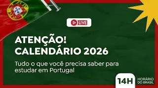 ATENÇÃO! 2026 chegando! Confira o Calendário de candidaturas