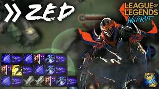 Zed: Tutorial avan&ccedil;ado Wild Rift - Mec&acirc;nicas, dicas, combos e mais!!!!