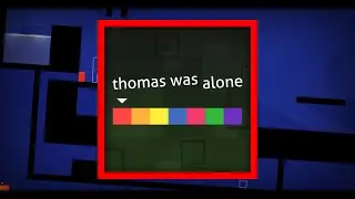 Thomas Was Alone (Switch 1) beginning gameplay