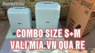 Sắm Vali Về Qu&ecirc; Ăn Tết: Review Combo MIA Larita Size S & M Săn Sale Cực Hời!