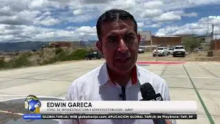 Residents of San Mateo Sud receive a multi-purpose court