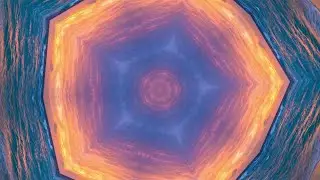 DEEP CALM - Kaleidoscope Sunset Waves - Relaxing Music & Visual Meditation Background Video