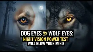 Dog Eyes vs Wolf Eyes: Night Vision Power Test Will Blow Your Mind!